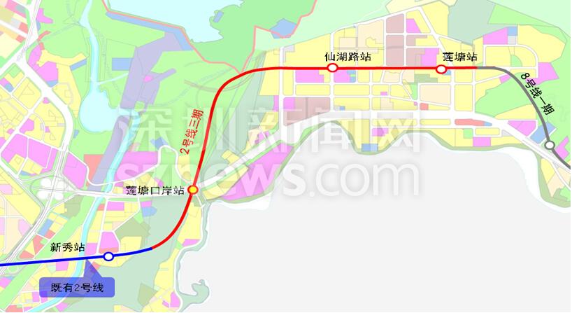 深圳地鐵2號線東延段（站點、線路圖、開通時間、最新消息）